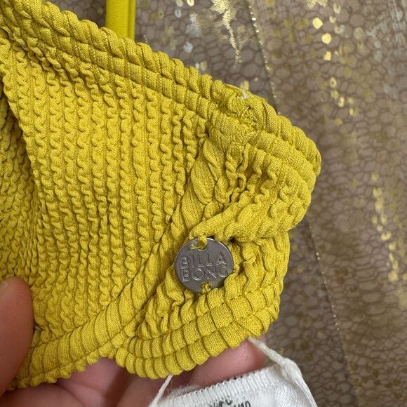 Billabong Summer High Tart Lime Reese Underwire Bikini Top Med NWT - Picture 5 of 10